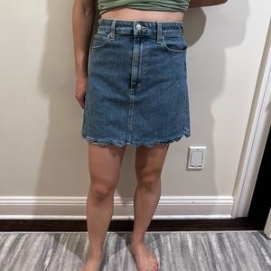 Cute Joe’s jean high rise mini skirt